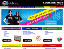 Tablet Screenshot of designergraphics.com